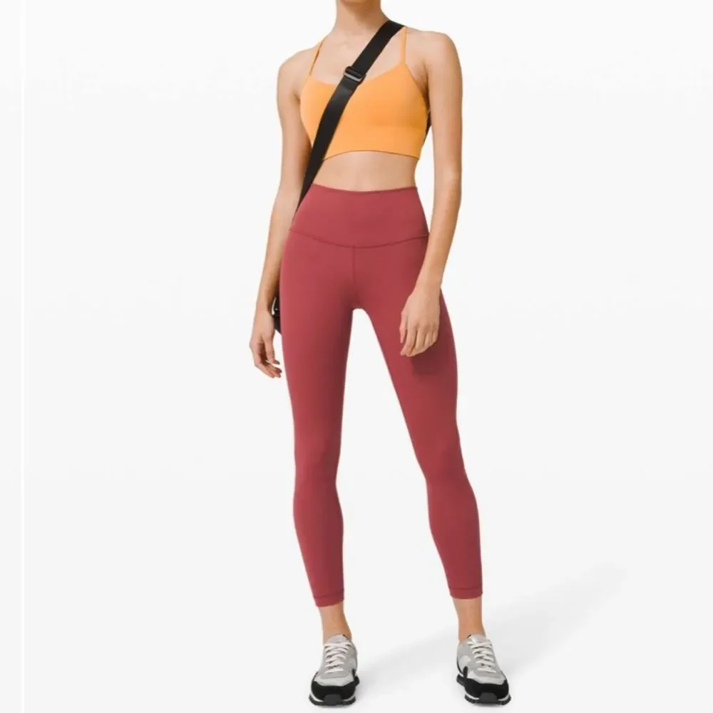 Lululemon Wunder Under High Rise Tight 25” *Full On‎ Luxtreme in Chianti Sz 10
